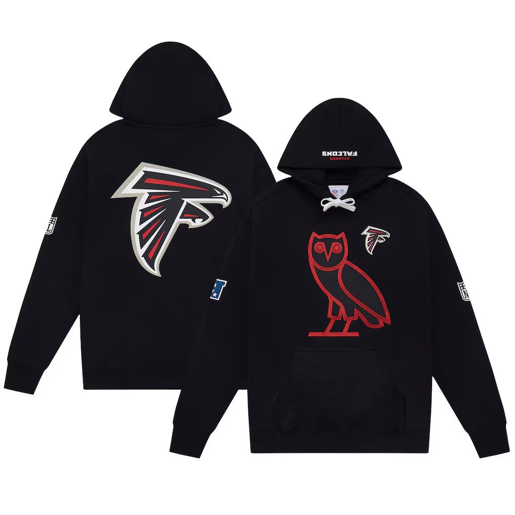 Men 2026 NFL Atlanta Falcons hoodie black 04->atlanta falcons->NFL Jersey